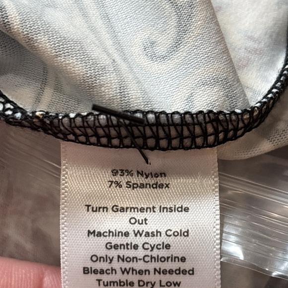 Talbots Jersey Paisley Blue Mustard Floral Shift Dress Stretch Elegant Career XL - Picture 4 of 7